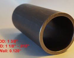 1 3/8"OD  x  1 1/8"ID, 3-inches long, Steel Bushing or Adapter
